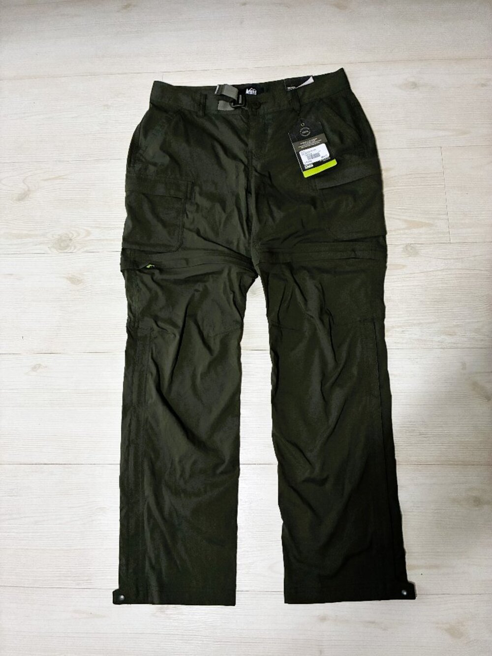 REI Co-op Sahara Convertible Women's Olive Green Pants Size 6 Petite (NWT)
